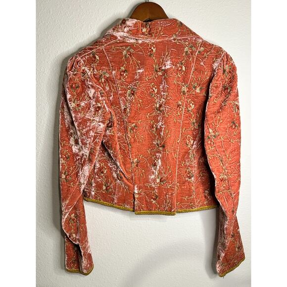 John Galliano Velvet Cropped Jacket - Picture 2 of 4